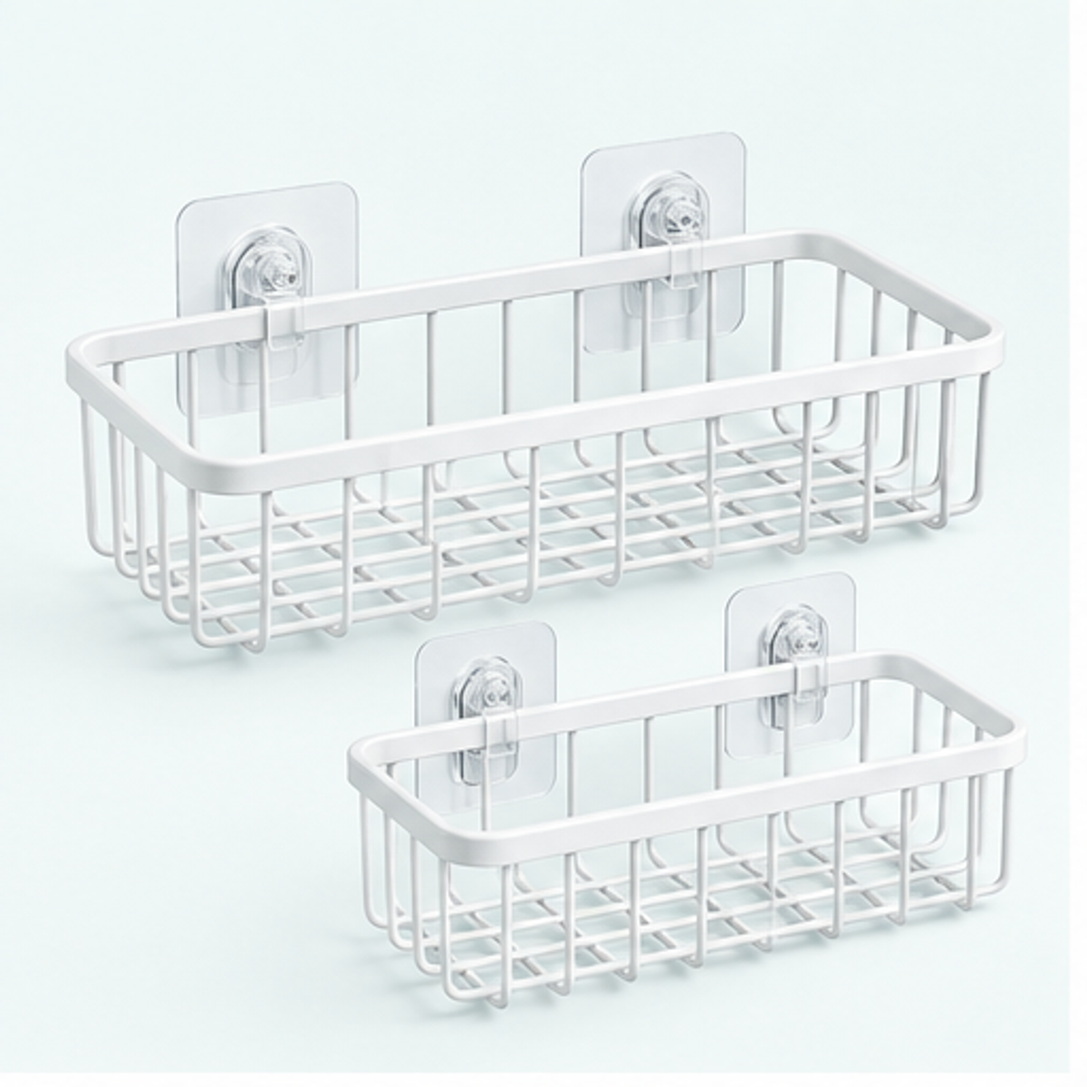 Suction Shower Basket Pair — hero
