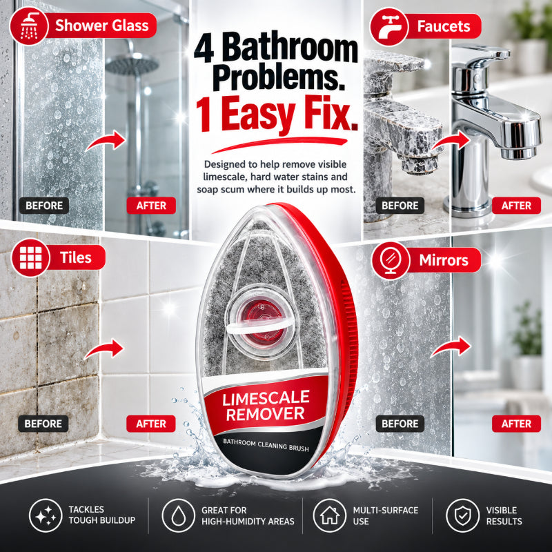 Bathroom surfaces for focused cleaning