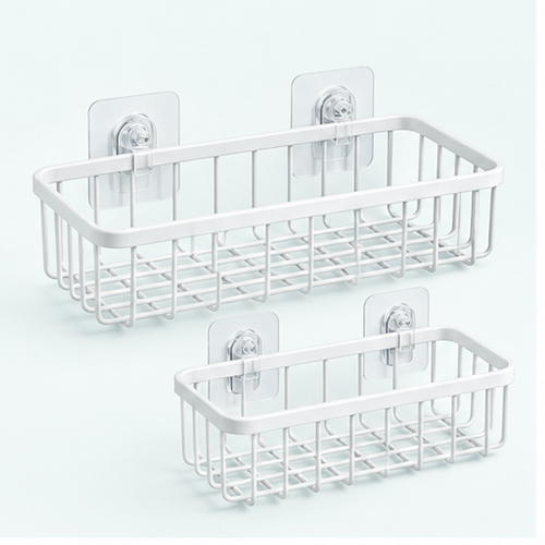 Suction Shower Basket Pair — hero