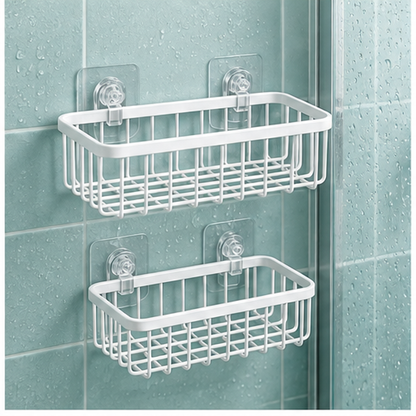 Suction Shower Basket Pair — lifestyle